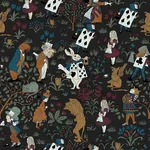House of Hackney Alice In Wonderland wallpaper in Noir – SKU 1-WA-ALI-DI-NOI-XXX