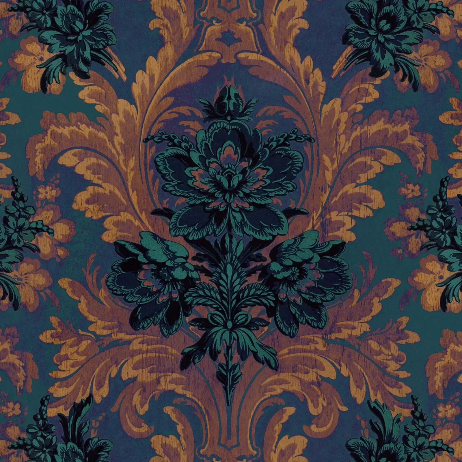 House of Hackney Amarantha wallpaper in Ink – SKU 1-WA-AMA-DI-INK-XXX