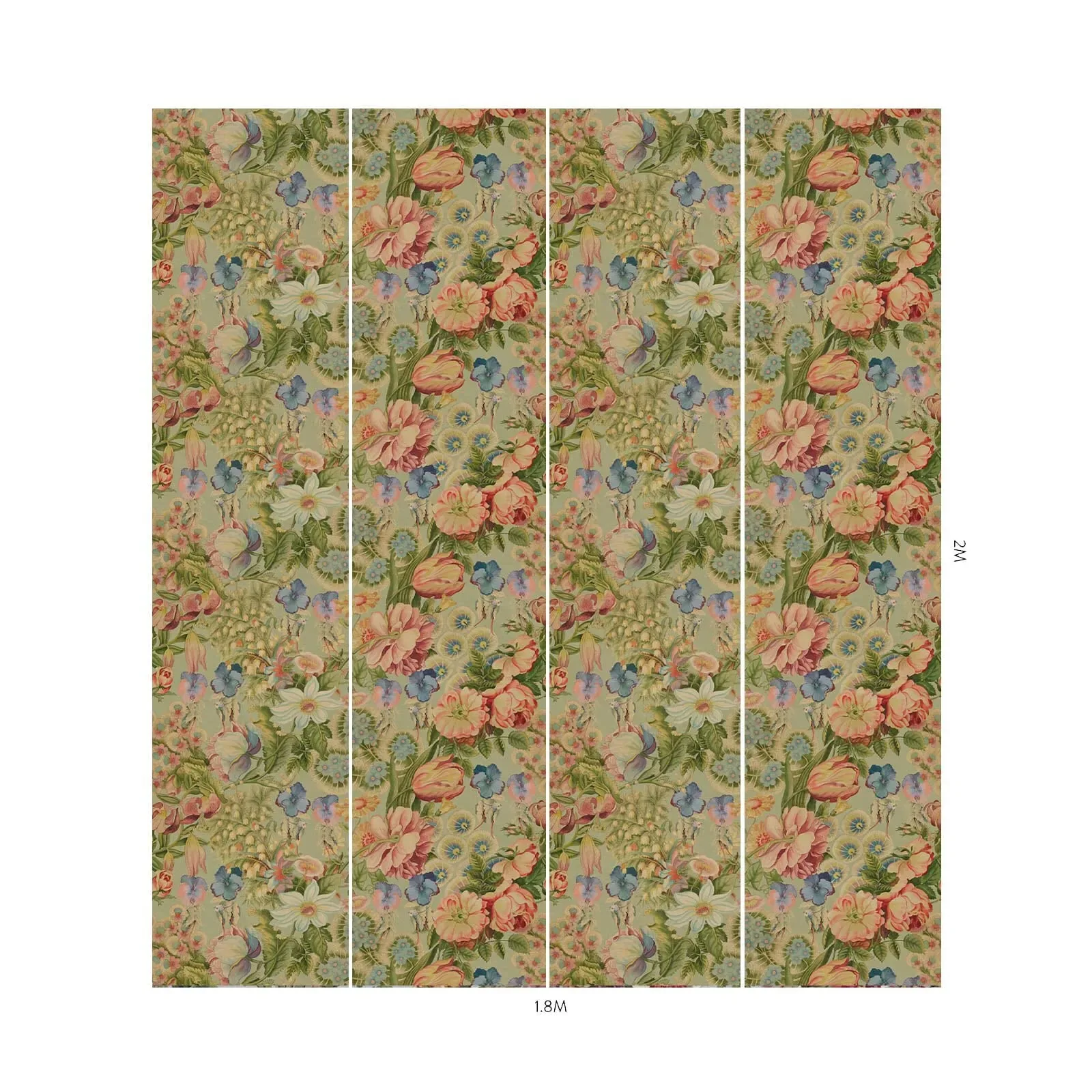 House of Hackney Amatoria Wallpaper – Apple | Wallpaper Twins House of Hackney Amatoria wallpaper in Apple – SKU 1-WA-AMT-DI-APP-XXX