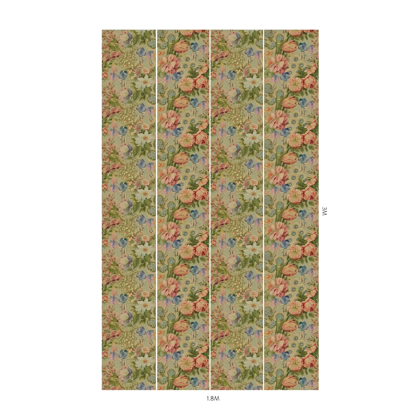 House of Hackney Amatoria Wallpaper – Apple | Wallpaper Twins House of Hackney Amatoria wallpaper in Apple – SKU 1-WA-AMT-DI-APP-XXX