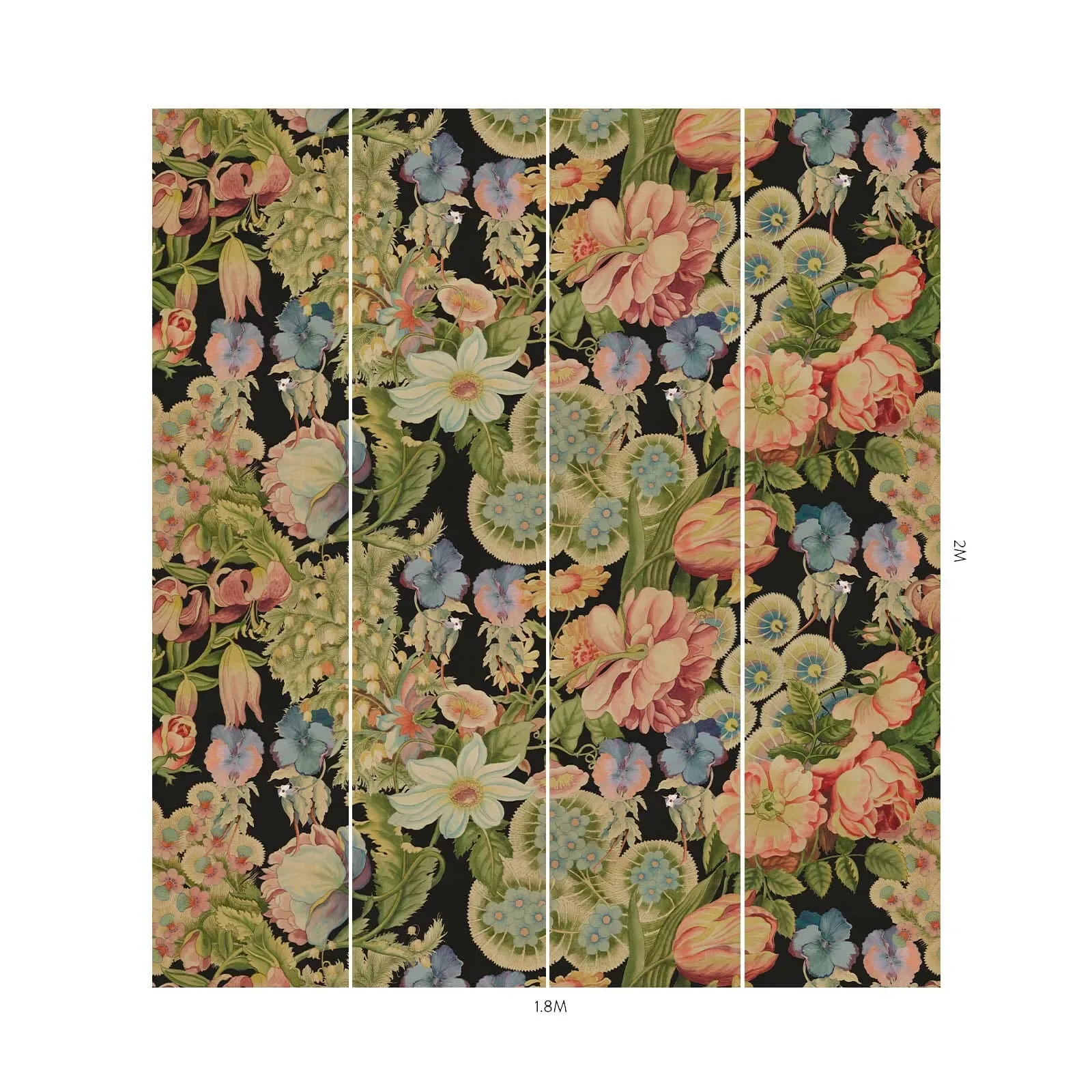 House of Hackney Amatoria Magna Wallpaper – Noir | Wallpaper Twins House of Hackney Amatoria Magna wallpaper in Noir – SKU 1-WA-AMM-DI-NOI-XXX