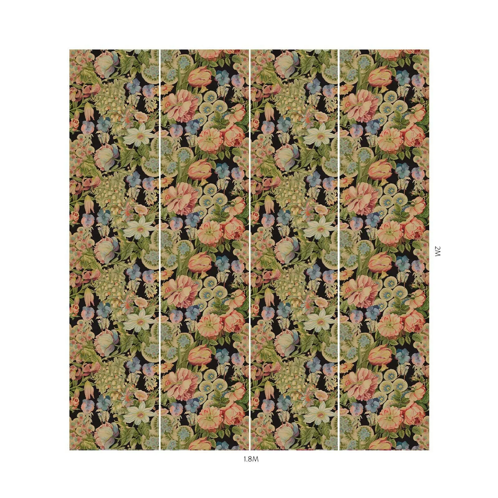 House of Hackney Amatoria Wallpaper – Noir | Wallpaper Twins House of Hackney Amatoria wallpaper in Noir – SKU 1-WA-AMT-DI-NOI-XXX
