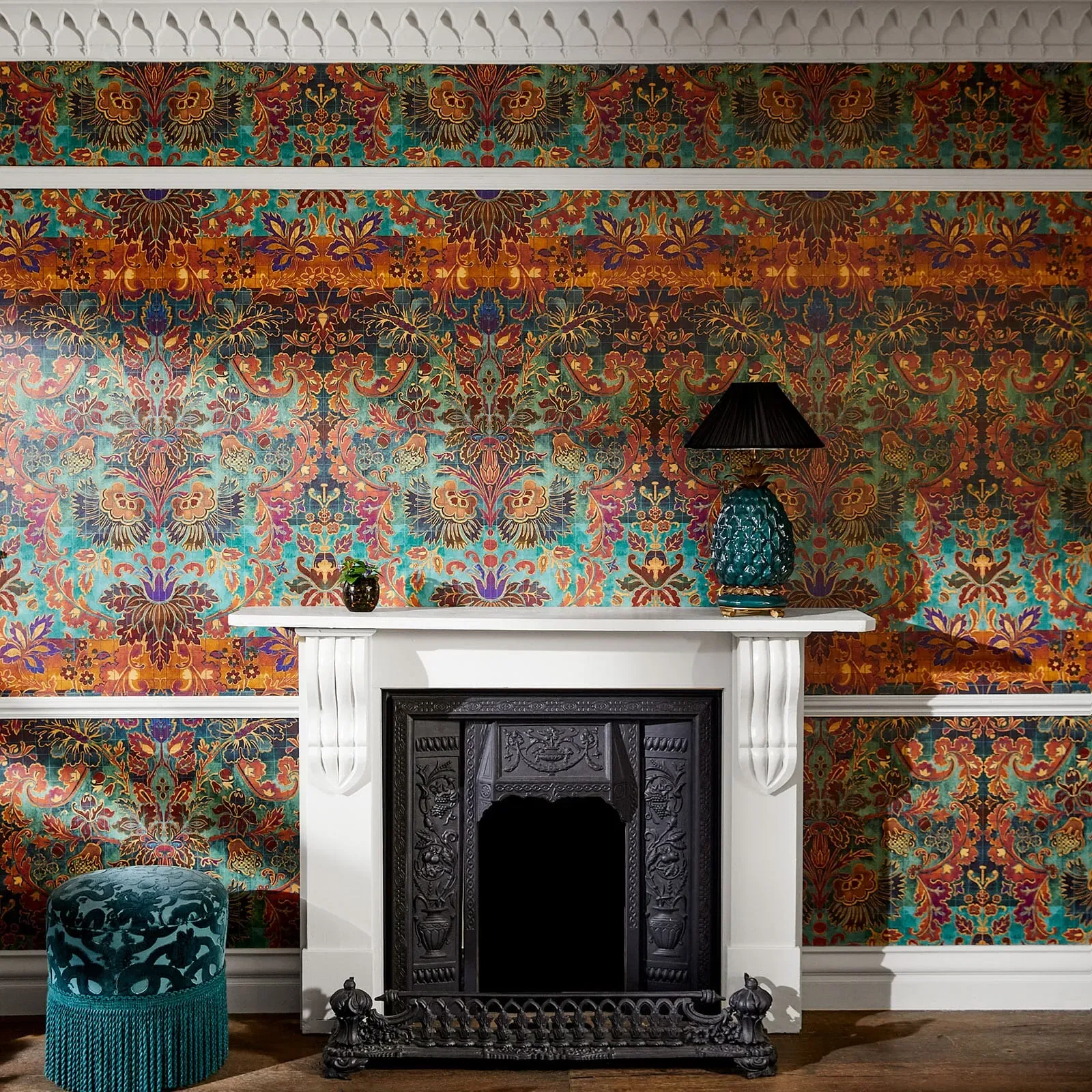 House of Hackney Andastra wallpaper in Amazonite – SKU 1-WA-AND-DI-AMA-XXX