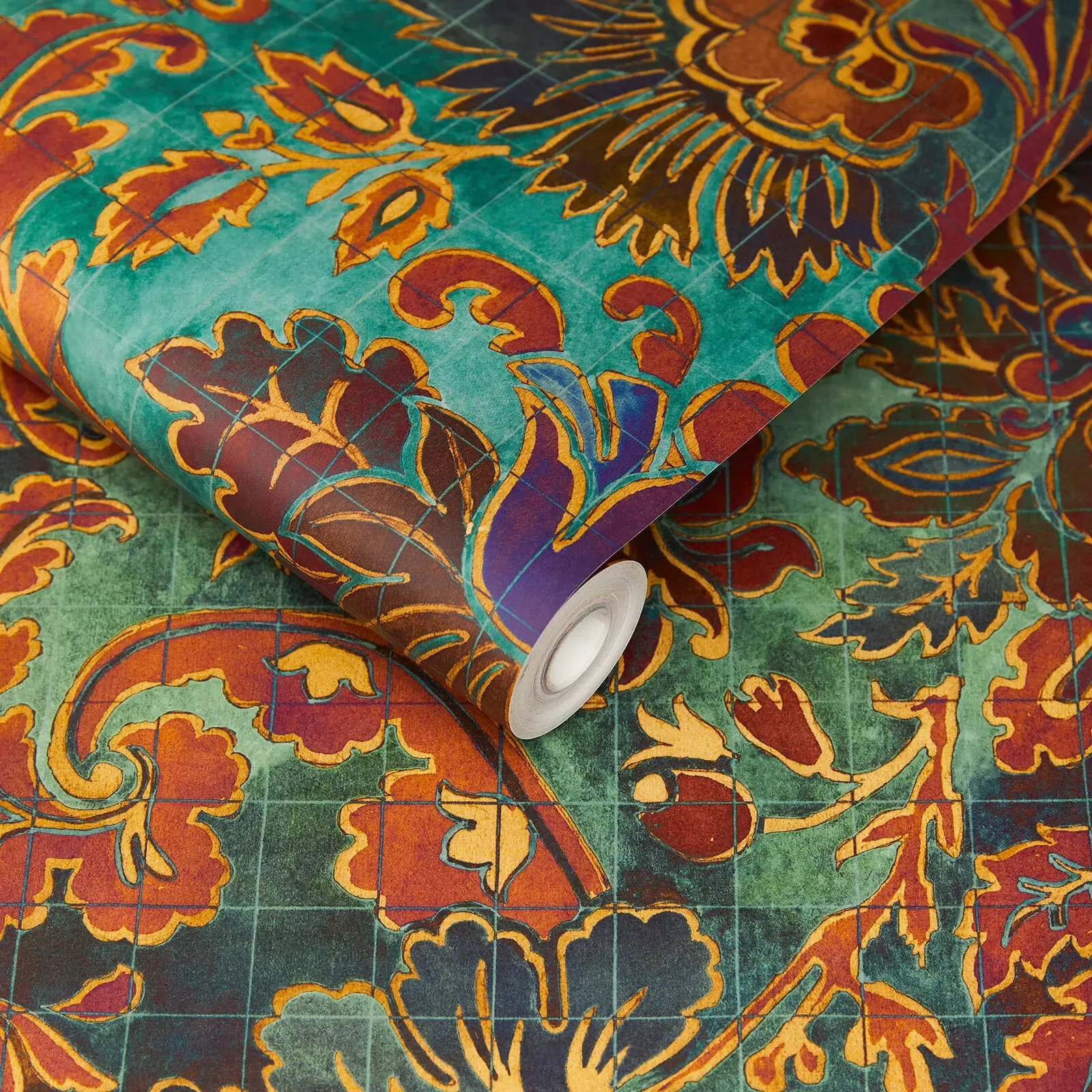 House of Hackney Andastra Wallpaper – Amazonite | Wallpaper Twins House of Hackney Andastra wallpaper in Amazonite – SKU 1-WA-AND-DI-AMA-XXX