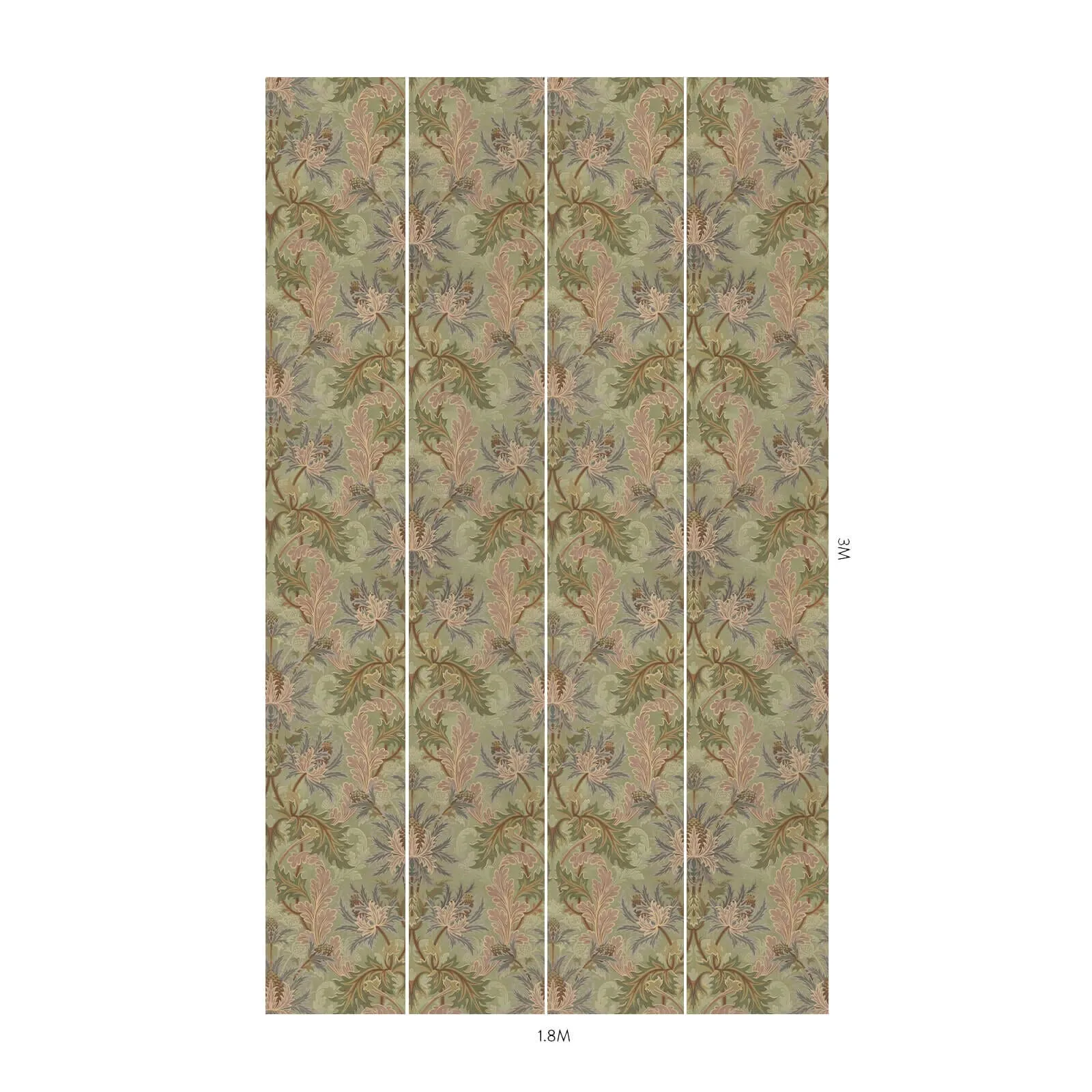 House of Hackney Aquifolia Wallpaper – Apple | Wallpaper Twins House of Hackney Aquifolia wallpaper in Apple – SKU 1-WA-AQF-DI-APP-XXX
