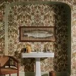 House of Hackney Aquifolia wallpaper in Ecru – SKU 1-WA-AQF-DI-ECR-XXX
