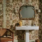House of Hackney Aquifolia wallpaper in Ecru – SKU 1-WA-AQF-DI-ECR-XXX