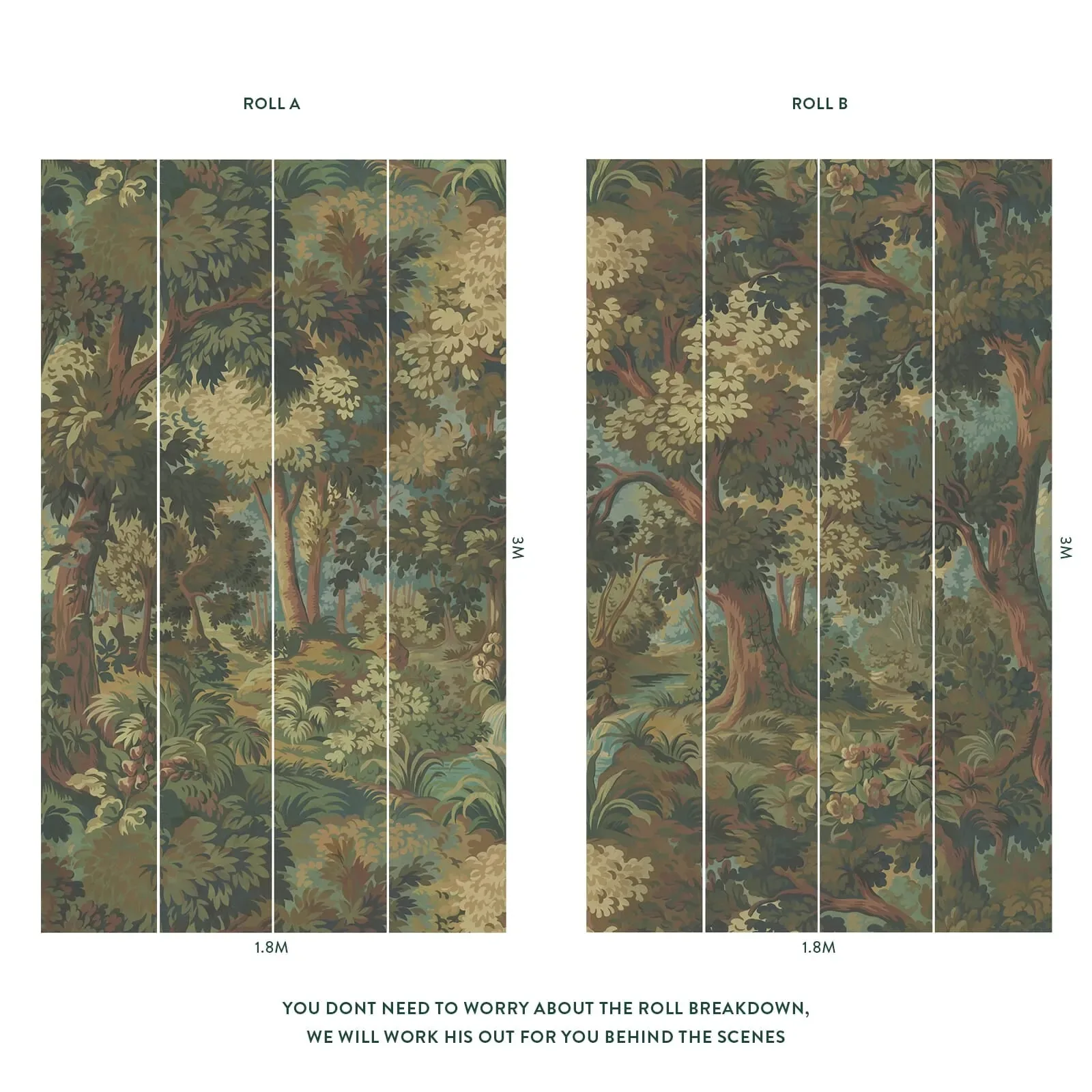 House of Hackney Arborea wallpaper in Autumn – SKU 1-WA-ARB-DI-AUT-XXX