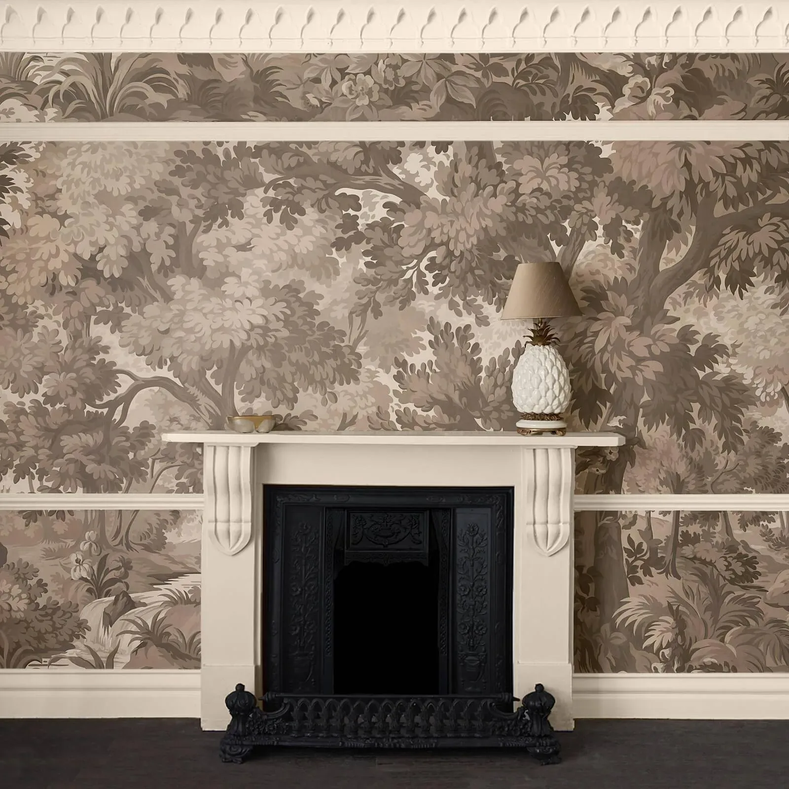 House of Hackney Arborea wallpaper in Earth – SKU 1-WA-ARB-DI-TRA-XXX