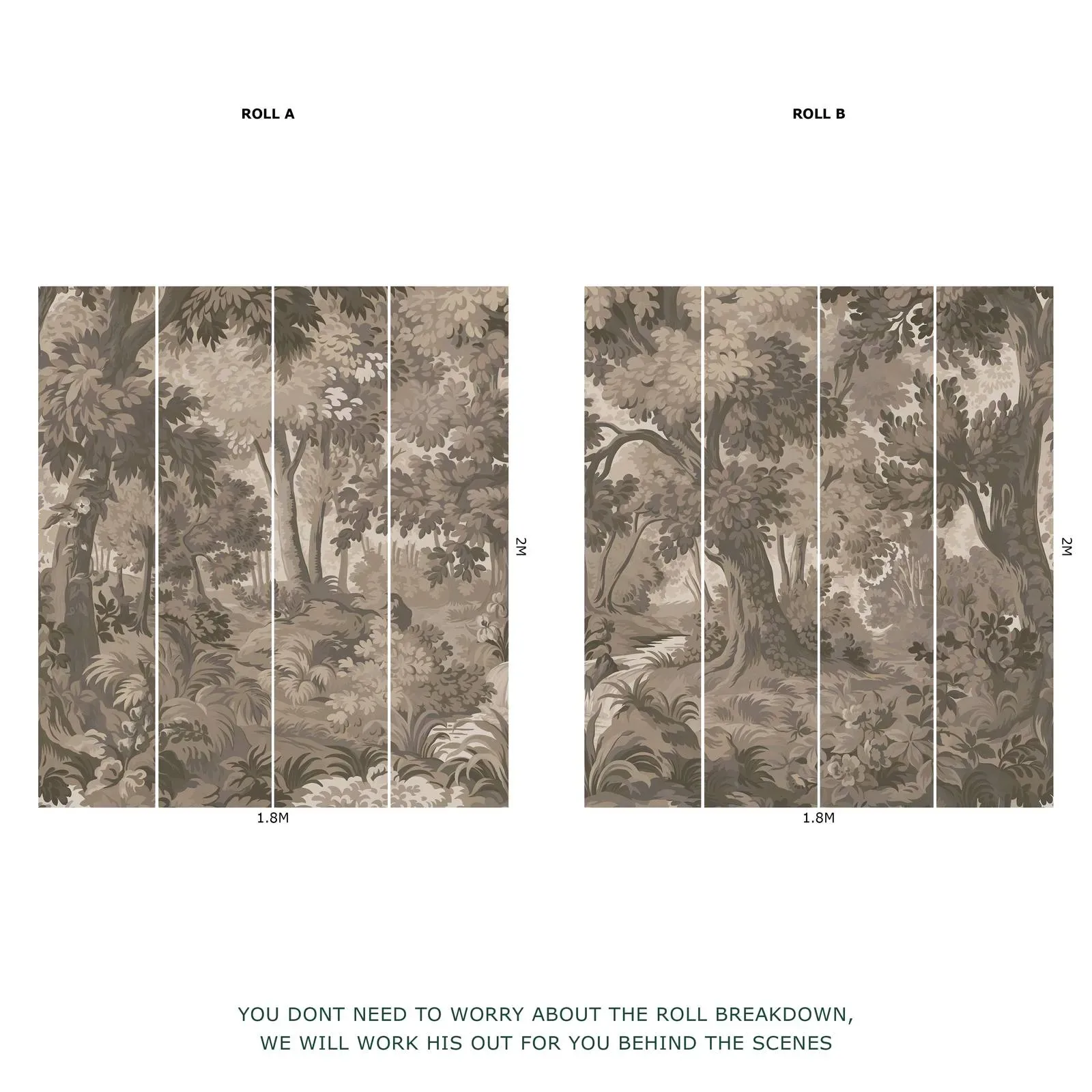 House of Hackney Arborea wallpaper in Earth – SKU 1-WA-ARB-DI-TRA-XXX