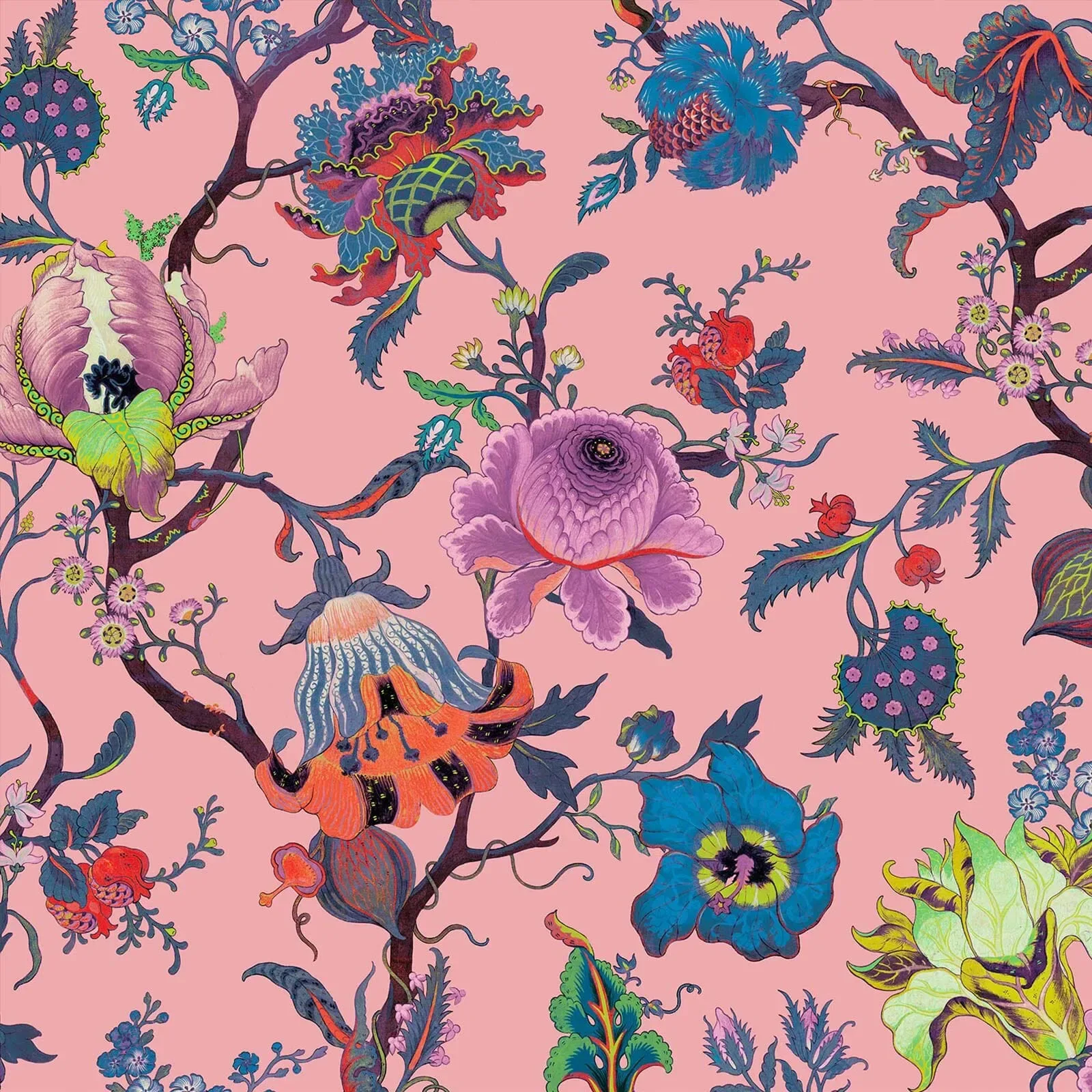 House of Hackney Artemis wallpaper in Amaranth Pink – SKU 1-WA-ART-DI-PNK-XXX