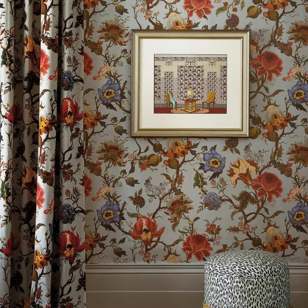 House of Hackney Artemis wallpaper in Dove Grey – SKU 1-WA-ART-DI-GRY-XXX