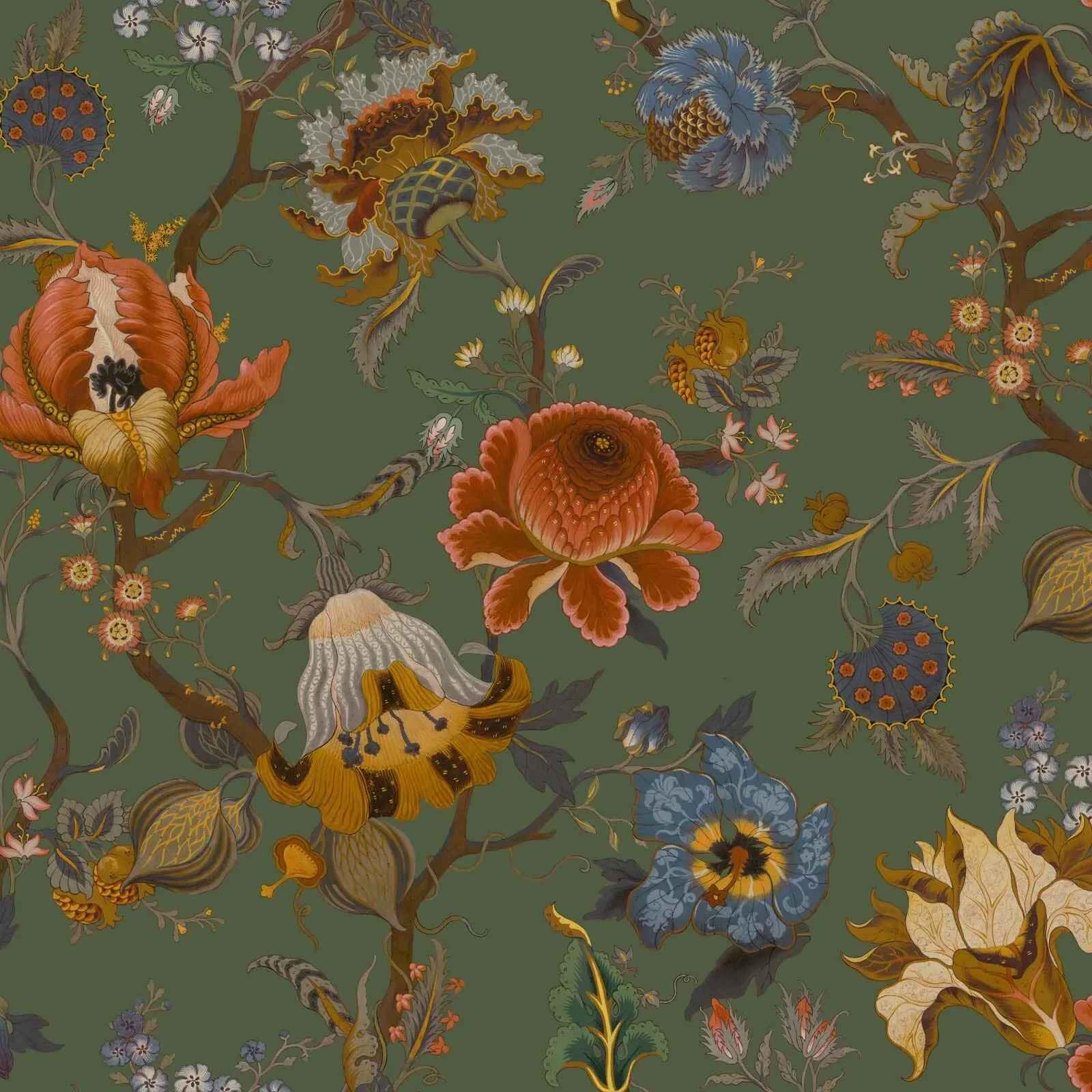 ARTEMIS Wallpaper – Moss Green