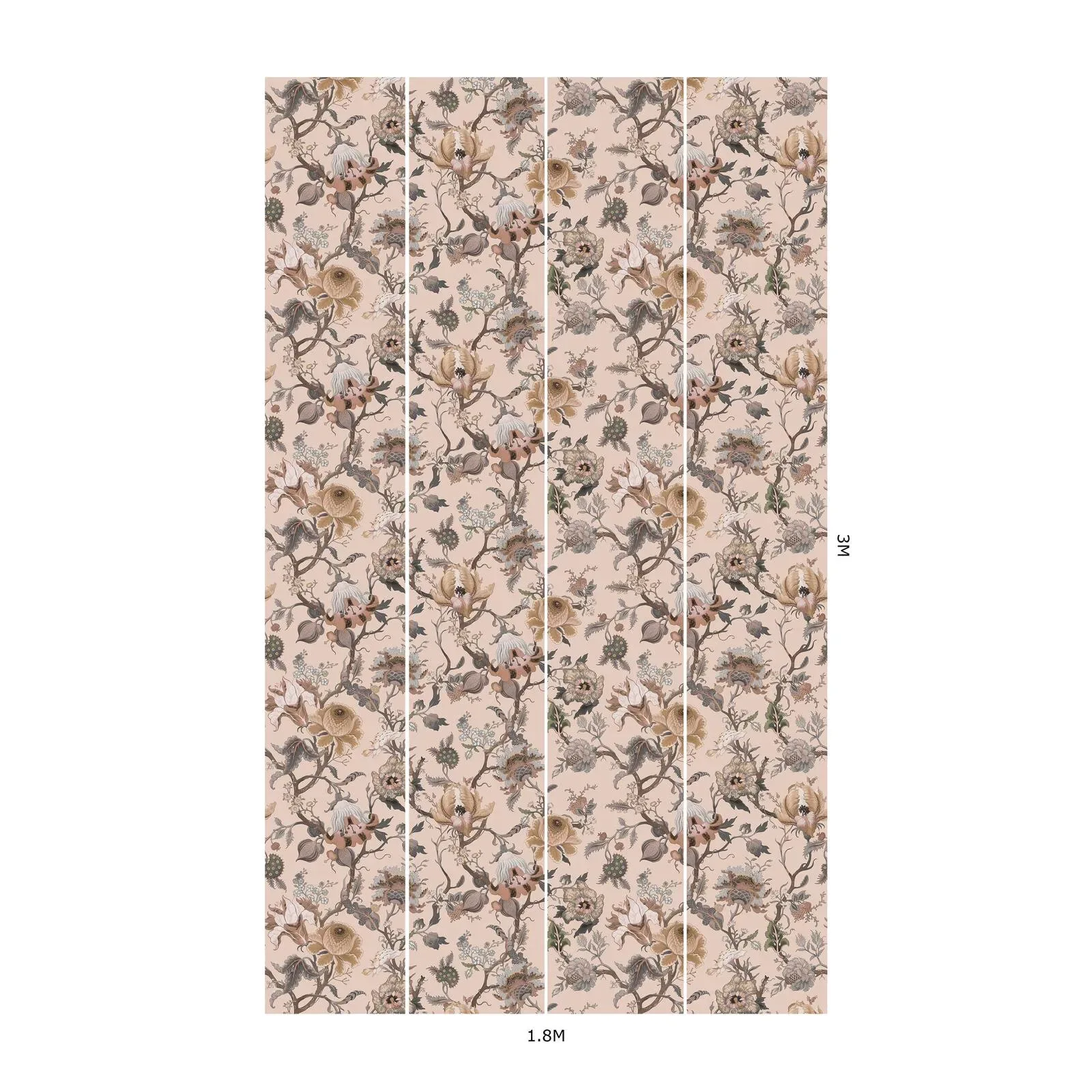 House of Hackney Artemis Wallpaper – Plaster | Wallpaper Twins House of Hackney Artemis wallpaper in Plaster – SKU 1-WA-ART-DI-PLS-XXX