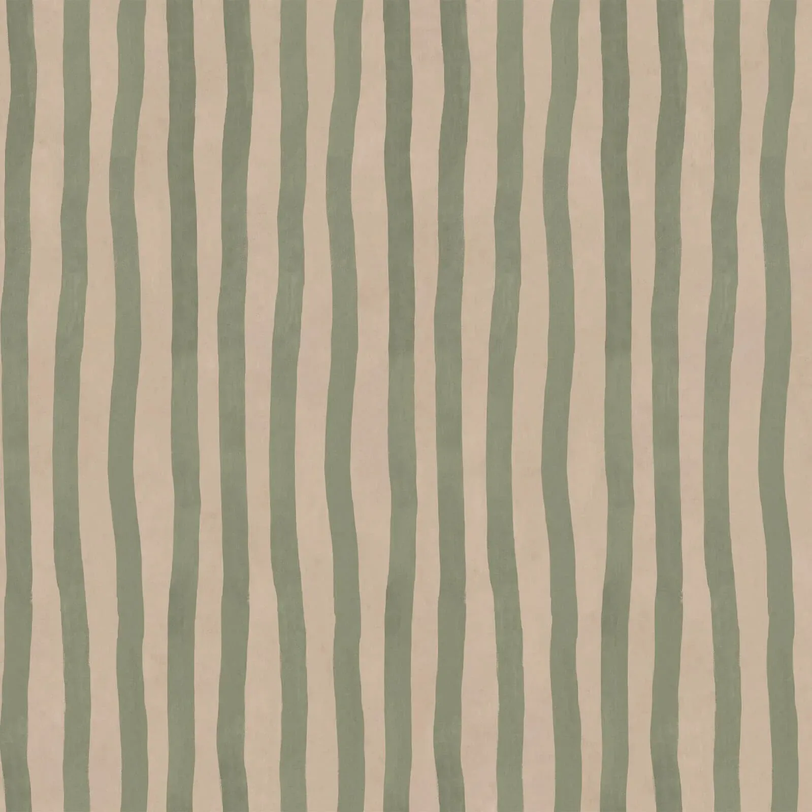 ARTISTS STRIPE Wallpaper - Sap and Alabaster