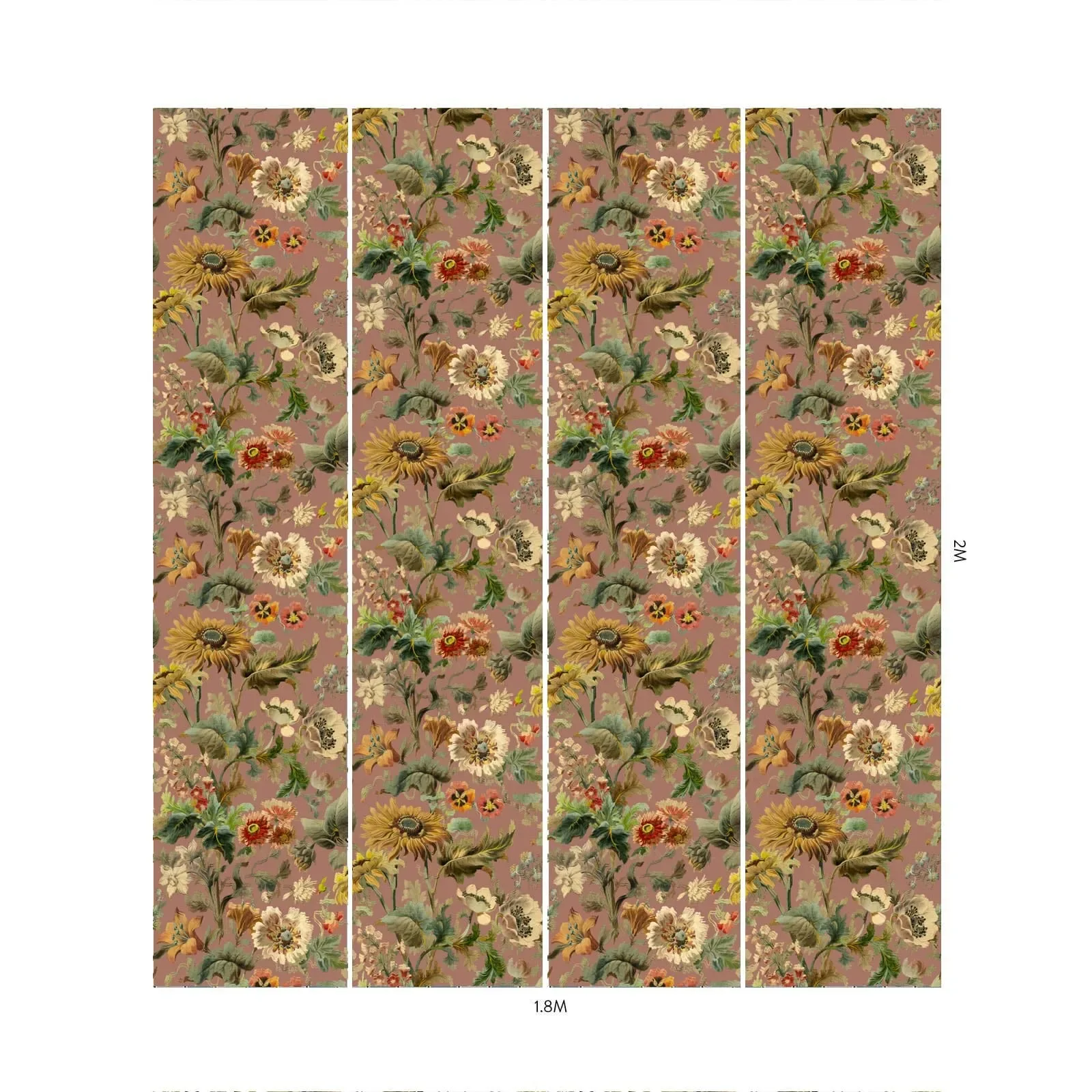 House of Hackney Avalon wallpaper in Puce Pink – SKU 1-WA-AVA-DI-PNK-XXX
