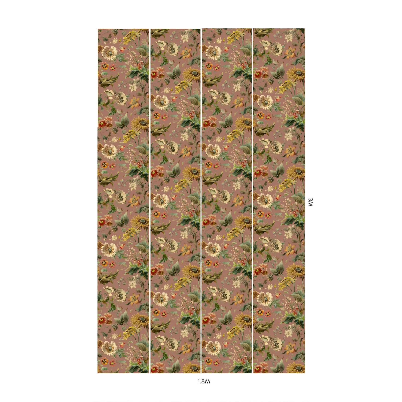 House of Hackney Avalon wallpaper in Puce Pink – SKU 1-WA-AVA-DI-PNK-XXX