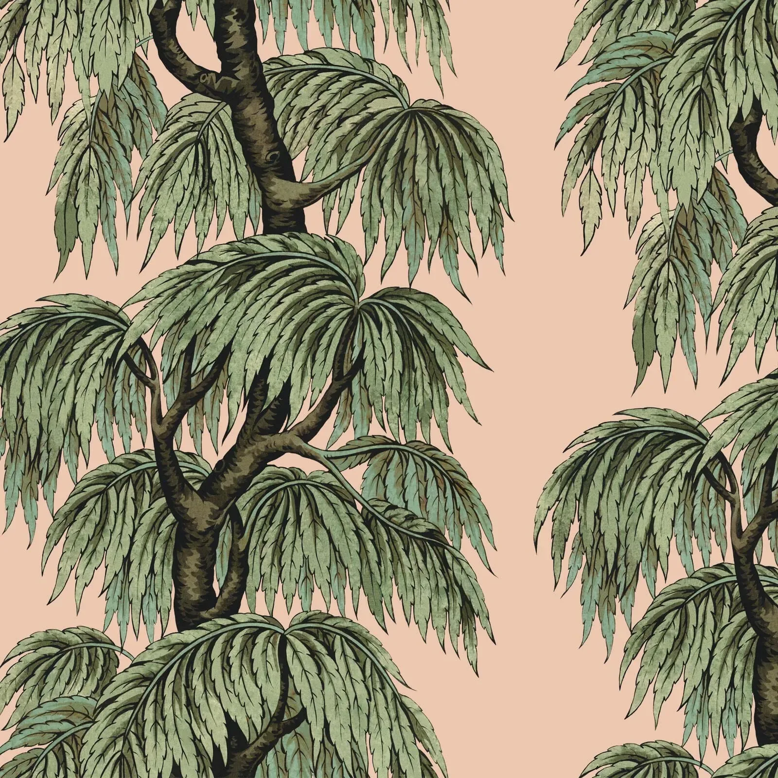 House of Hackney Babylon wallpaper in Blush Willow – SKU 1-WA-BAB-DI-BLS-XXX