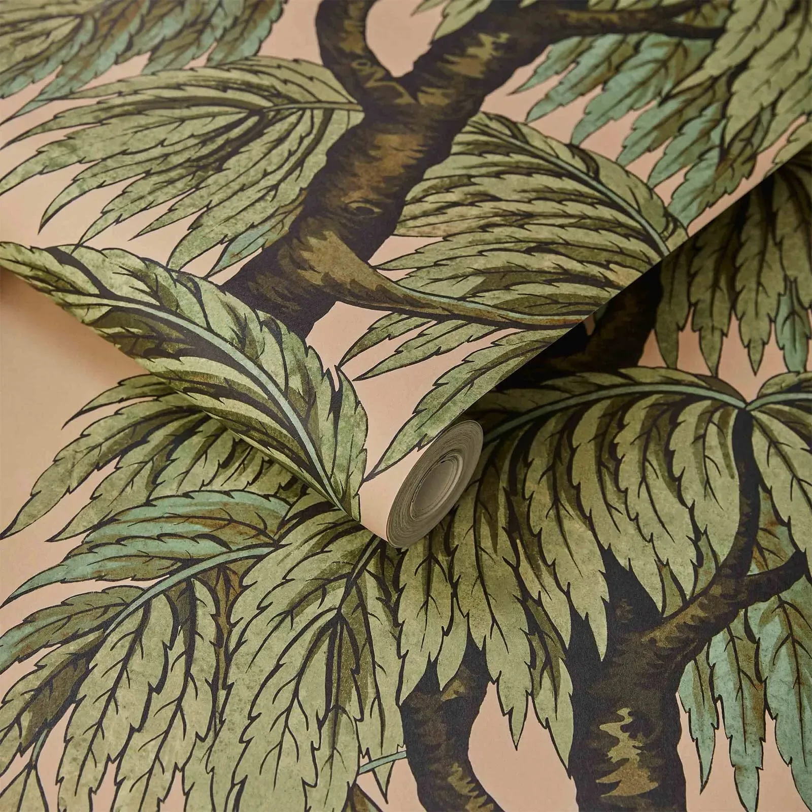 House of Hackney Babylon wallpaper in Blush Willow – SKU 1-WA-BAB-DI-BLS-XXX