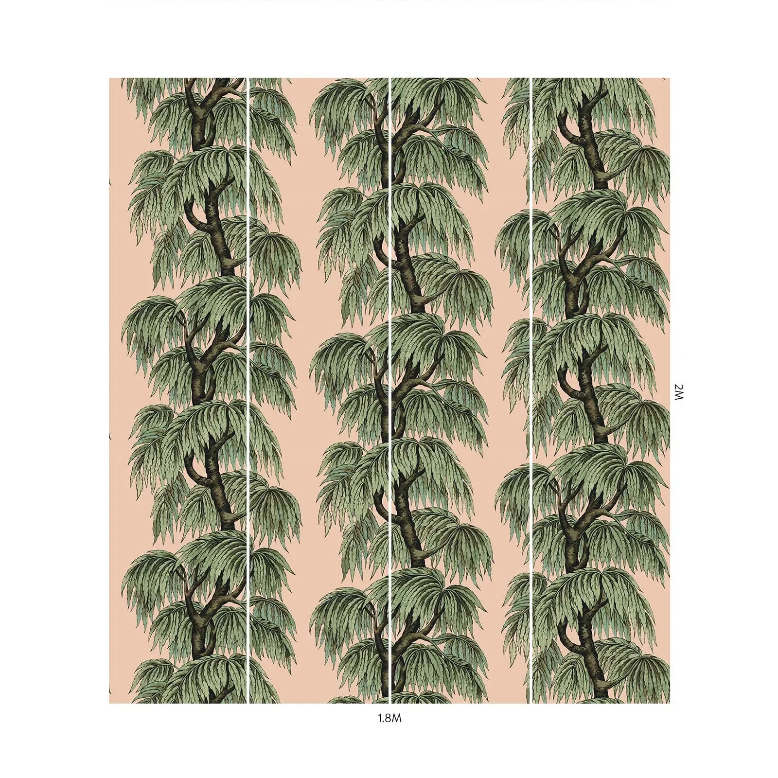 House of Hackney Babylon Wallpaper – Blush Willow | Wallpaper Twins House of Hackney Babylon wallpaper in Blush Willow – SKU 1-WA-BAB-DI-BLS-XXX