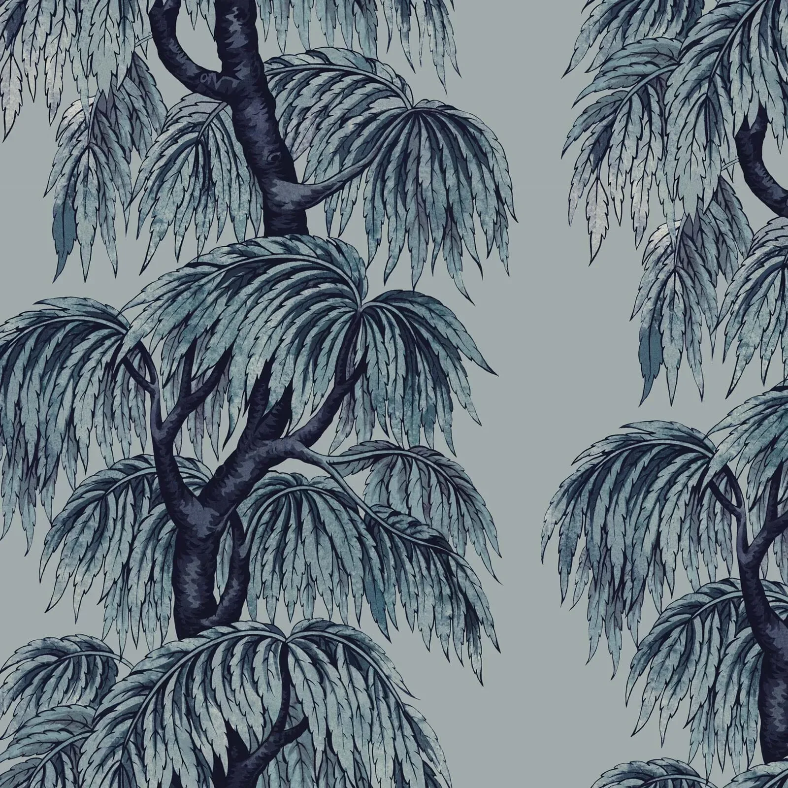 House of Hackney Babylon wallpaper in Celestial Blue – SKU 1-WA-BAB-DI-CEB-XXX