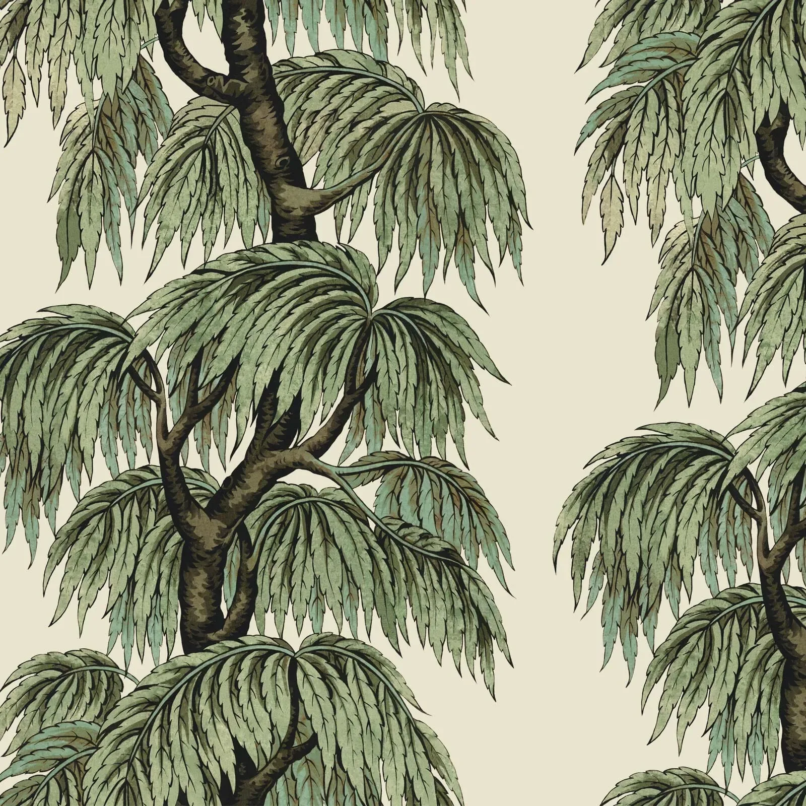 House of Hackney Babylon wallpaper in Papyrus Willow – SKU 1-WA-BAB-DI-PAP-XXX