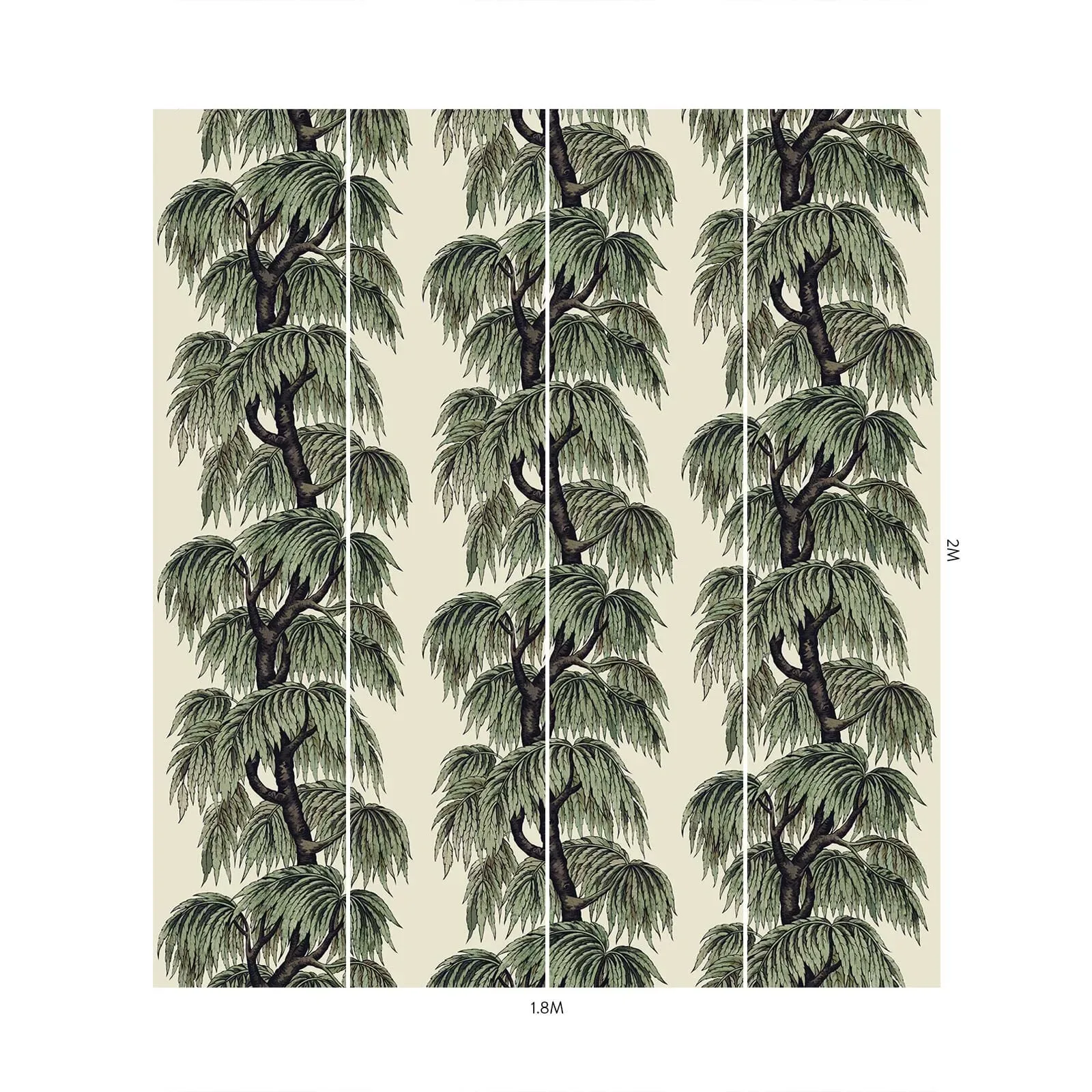 House of Hackney Babylon Wallpaper – Papyrus Willow | Wallpaper Twins House of Hackney Babylon wallpaper in Papyrus Willow – SKU 1-WA-BAB-DI-PAP-XXX