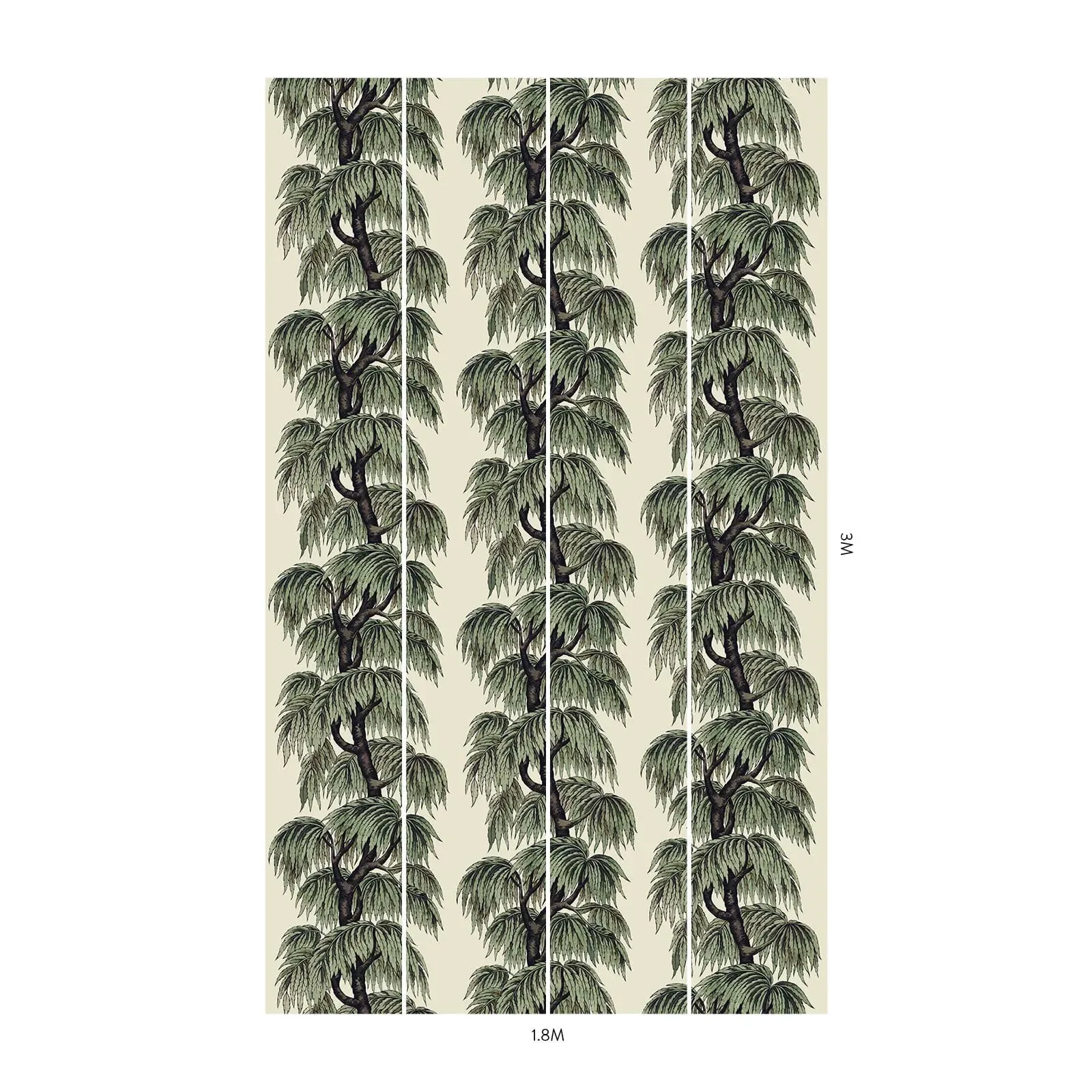 House of Hackney Babylon Wallpaper – Papyrus Willow | Wallpaper Twins House of Hackney Babylon wallpaper in Papyrus Willow – SKU 1-WA-BAB-DI-PAP-XXX