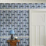 House of Hackney Baleana wallpaper in Denim – SKU 1-WA-BAL-DI-DEN-XXX