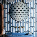 House of Hackney Baleana wallpaper in Denim – SKU 1-WA-BAL-DI-DEN-XXX