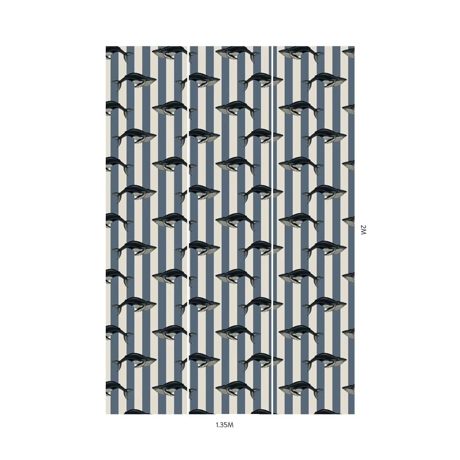 House of Hackney Baleana wallpaper in Denim – SKU 1-WA-BAL-DI-DEN-XXX