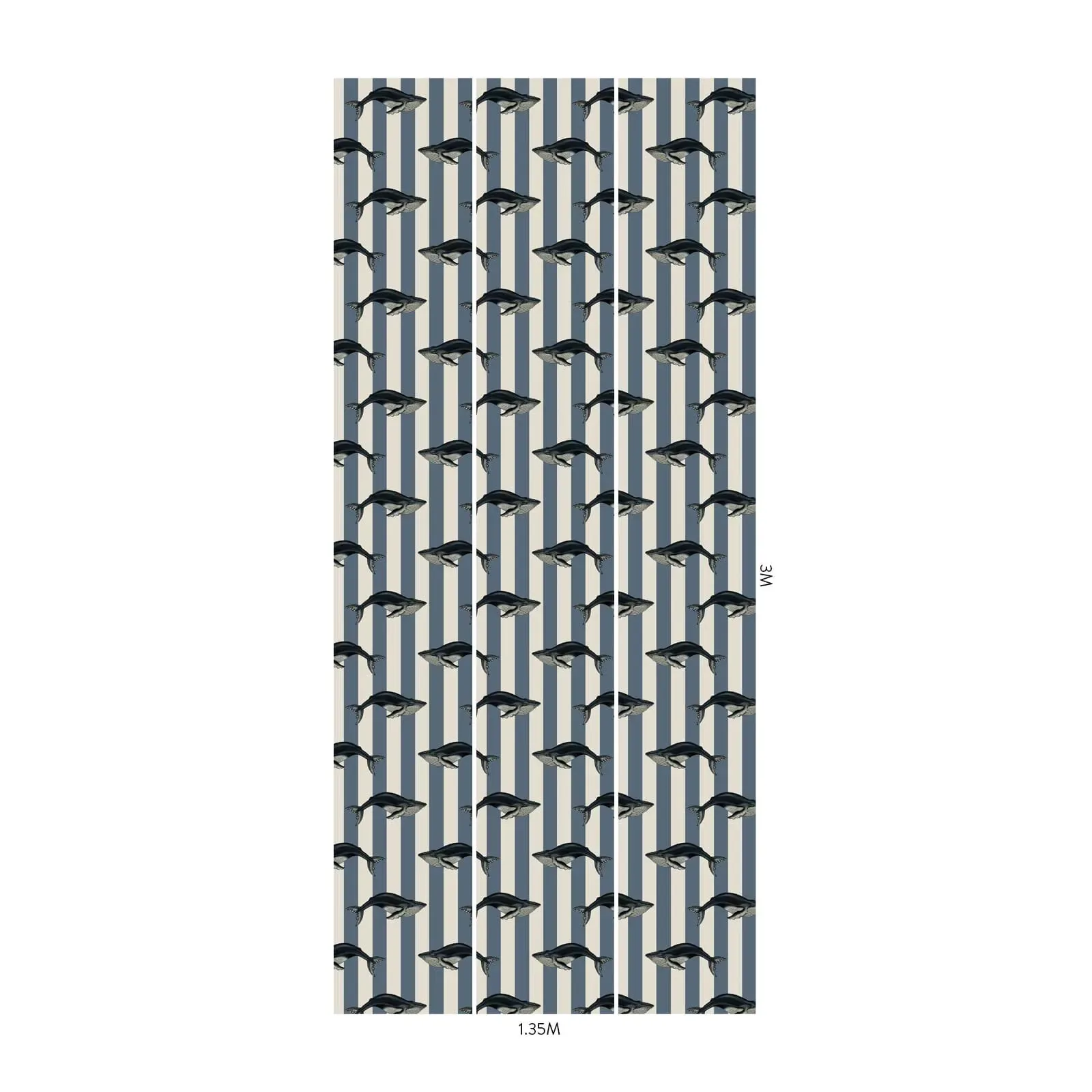 House of Hackney Baleana wallpaper in Denim – SKU 1-WA-BAL-DI-DEN-XXX