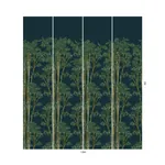 House of Hackney Bambusa Wallpaper – Midnight | Wallpaper Twins House of Hackney Bambusa wallpaper in Midnight – SKU 1-WA-BAM-DI-MID-XXX