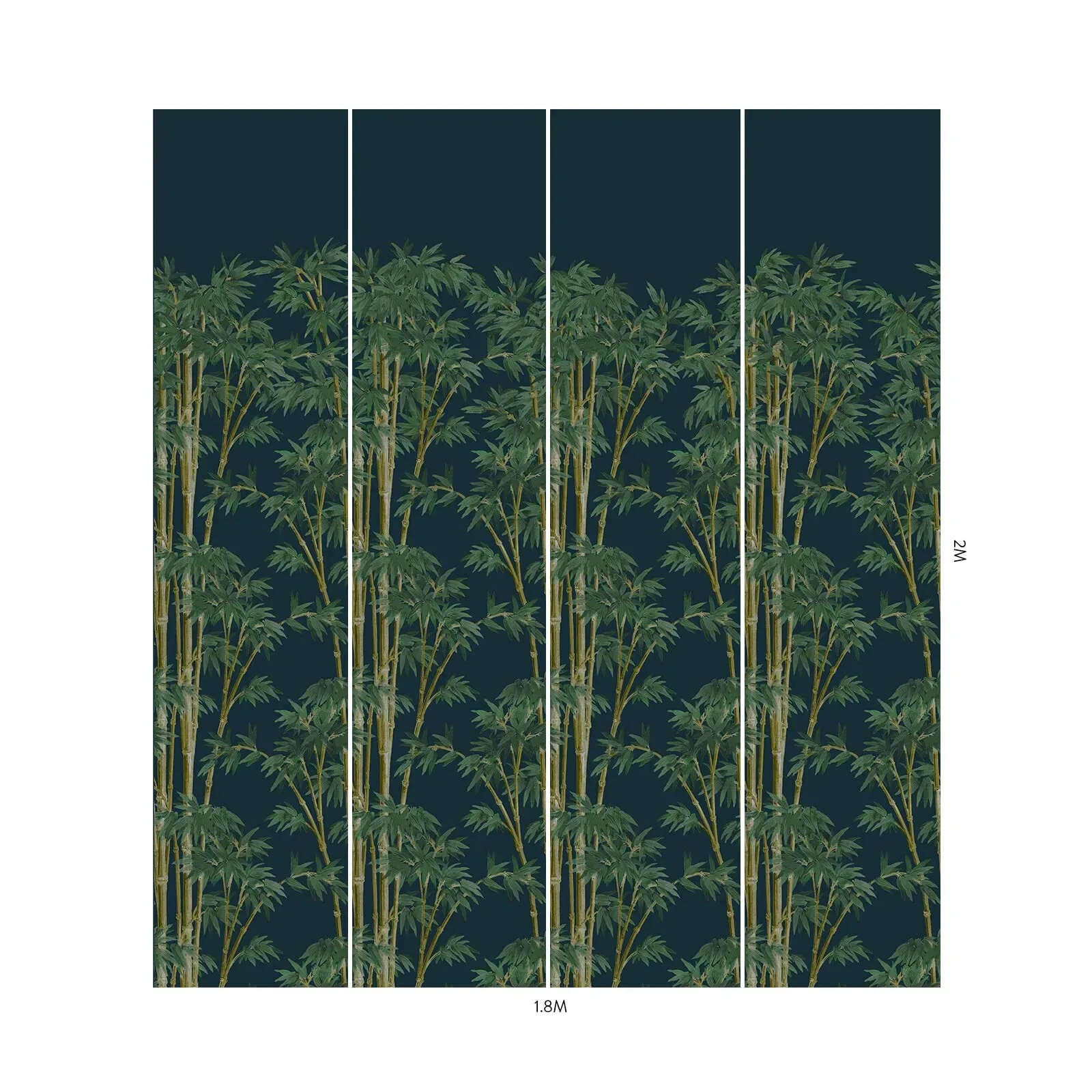 House of Hackney Bambusa Wallpaper – Midnight | Wallpaper Twins House of Hackney Bambusa wallpaper in Midnight – SKU 1-WA-BAM-DI-MID-XXX