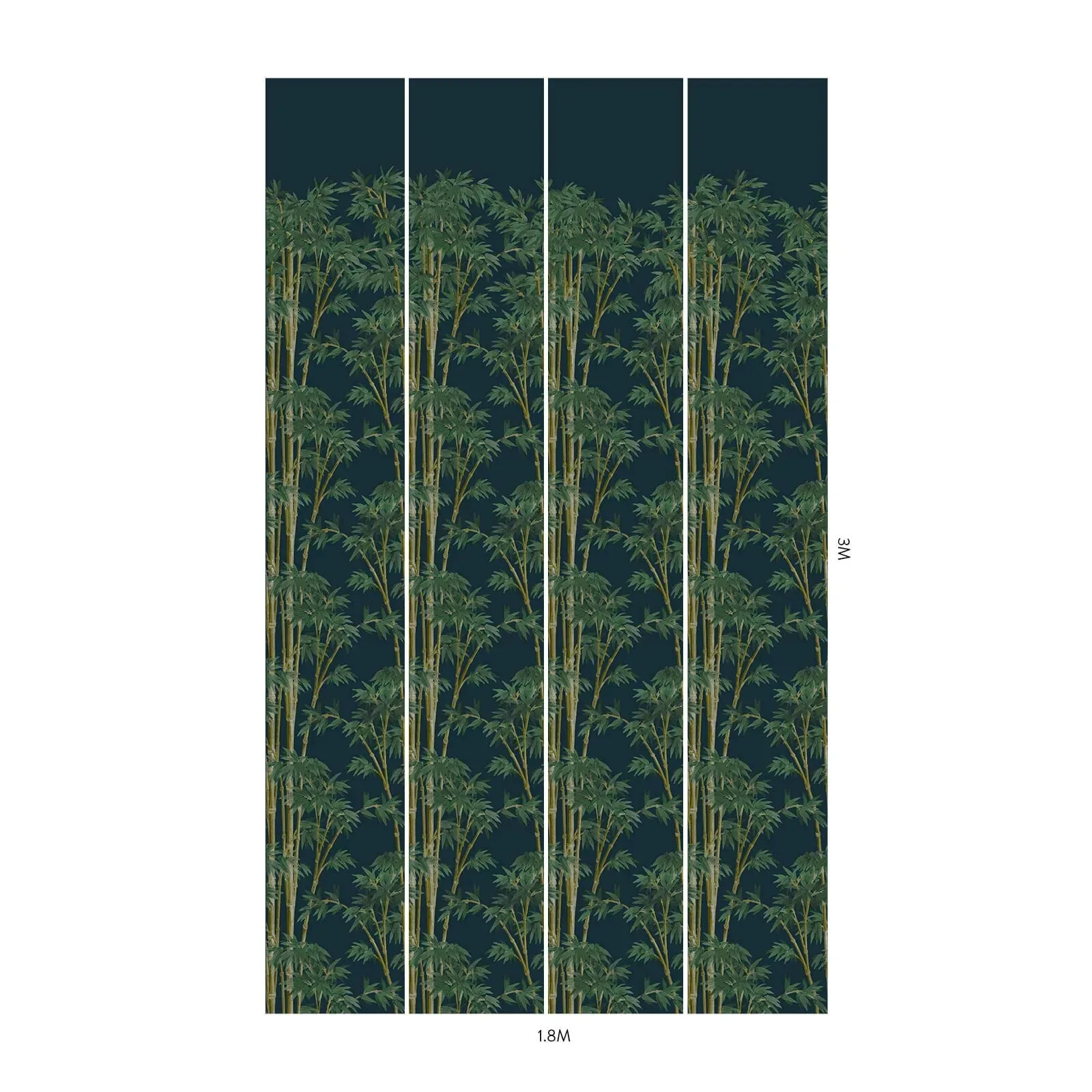 House of Hackney Bambusa Wallpaper – Midnight | Wallpaper Twins House of Hackney Bambusa wallpaper in Midnight – SKU 1-WA-BAM-DI-MID-XXX