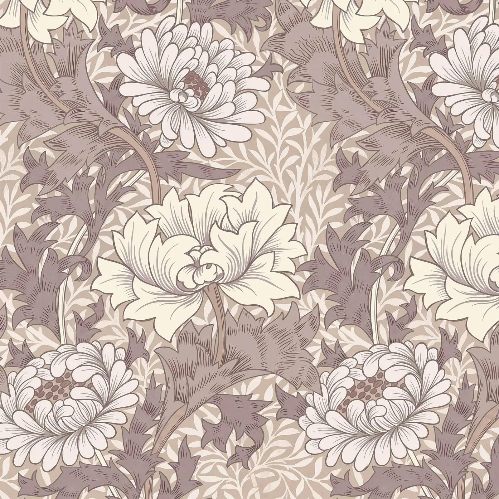 House of Hackney Chrysanthemum Magna wallpaper in Astrantia – SKU 1-WA-CHM-DI-ASA-XXX