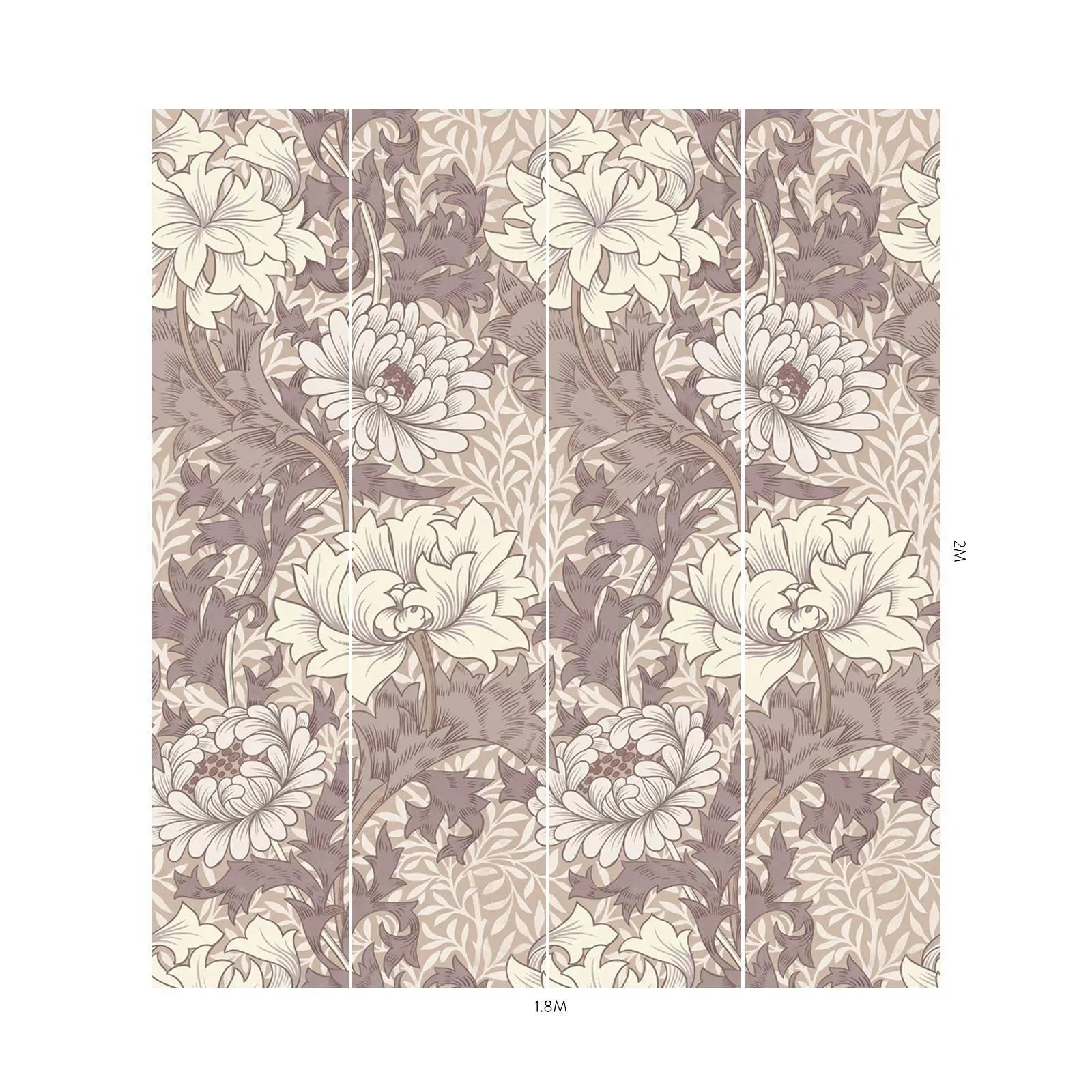 House of Hackney Chrysanthemum Magna Wallpaper – Astrantia | Wallpaper Twins House of Hackney Chrysanthemum Magna wallpaper in Astrantia – SKU 1-WA-CHM-DI-ASA-XXX