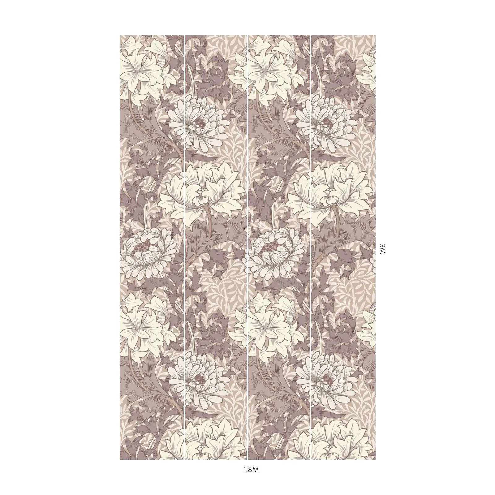 House of Hackney Chrysanthemum Magna Wallpaper – Astrantia | Wallpaper Twins House of Hackney Chrysanthemum Magna wallpaper in Astrantia – SKU 1-WA-CHM-DI-ASA-XXX
