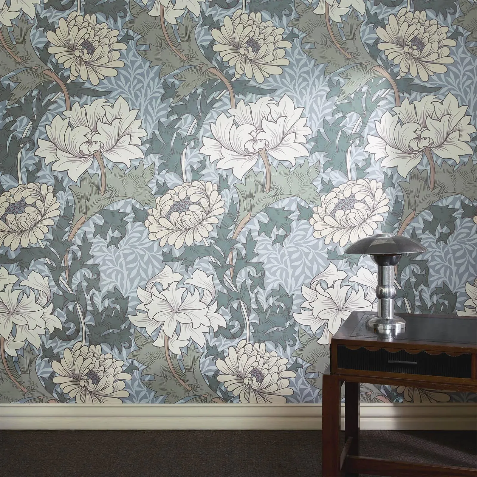 House of Hackney Chrysanthemum Magna wallpaper in Byzantine – SKU 1-WA-CHM-DI-BYZ-XXX