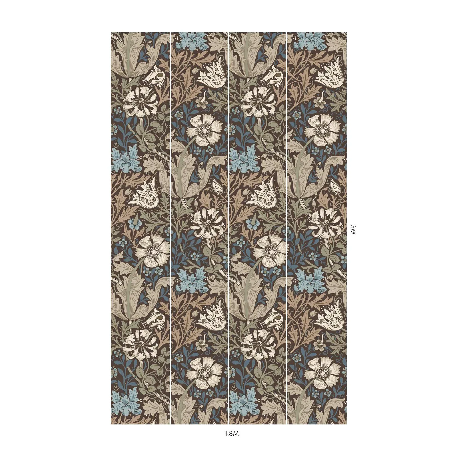 House of Hackney Compton Magna Wallpaper – Bark | Wallpaper Twins House of Hackney Compton Magna wallpaper in Bark – SKU 1-WA-CMM-DI-BAK-XXX