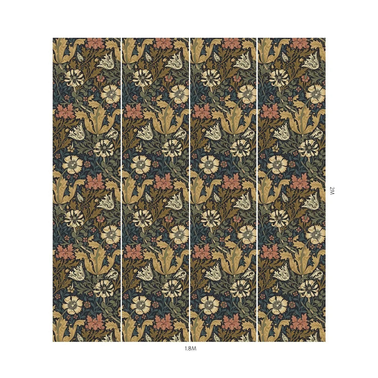 House of Hackney Compton Wallpaper – Midnight | Wallpaper Twins House of Hackney Compton wallpaper in Midnight – SKU 1-WA-COM-DI-MID-XXX