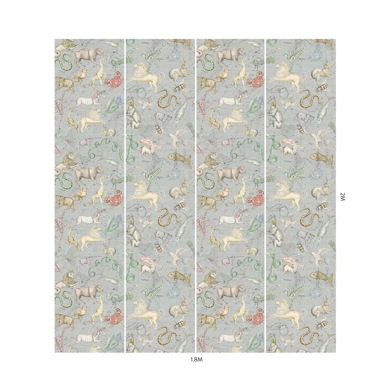 House of Hackney Cosmos wallpaper in Celestial Blue – SKU 1-WA-COS-DI-CEL-XXX