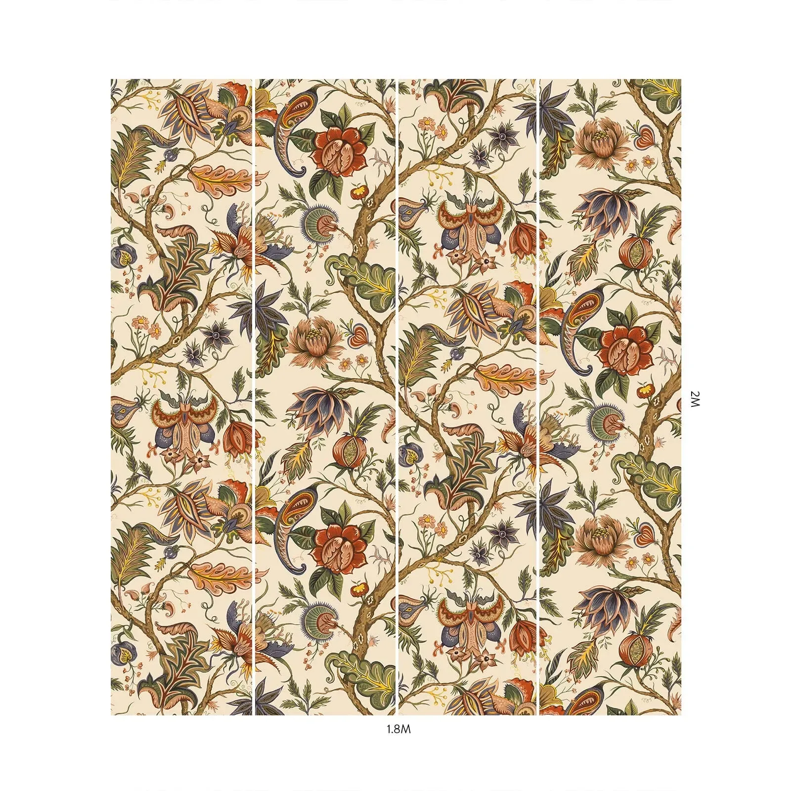 House of Hackney Damas wallpaper in Cream – SKU 1-WA-DAM-DI-CRM-XXX