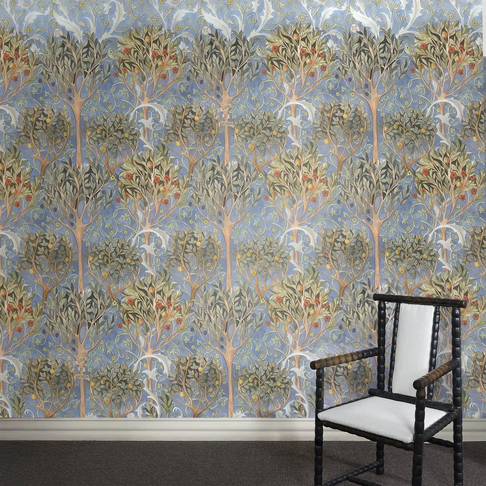 House of Hackney Earthly Paradise wallpaper in Celestial Blue – SKU 1-WA-EAP-DI-CEL-XXX