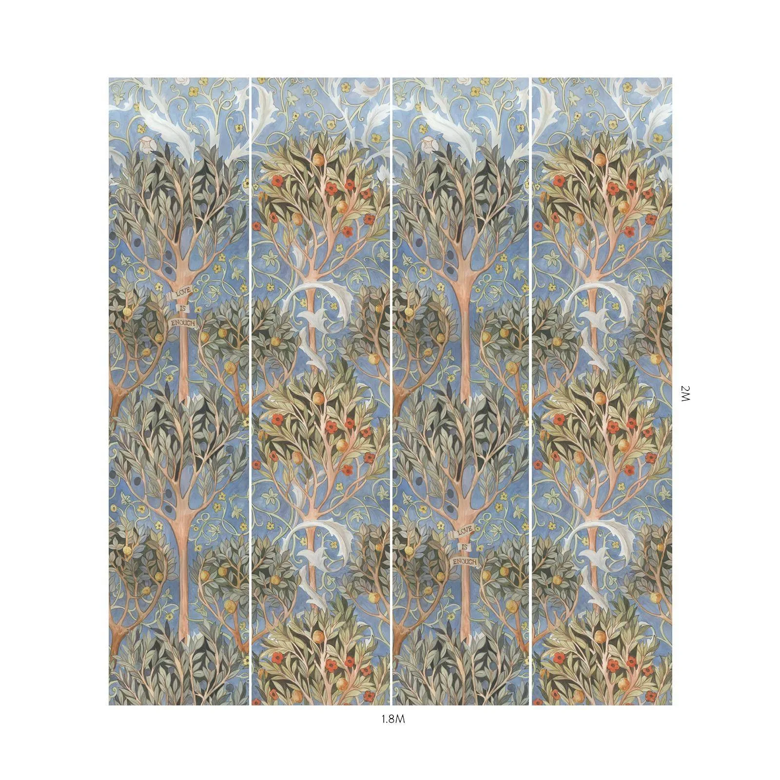 House of Hackney Earthly Paradise wallpaper in Celestial Blue – SKU 1-WA-EAP-DI-CEL-XXX