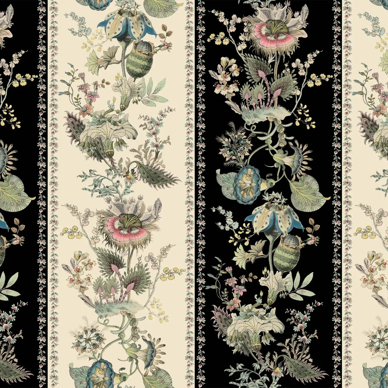 House of Hackney Flora Fantasia wallpaper in Stripe – SKU 1-WA-FLF-DI-STR-XXX