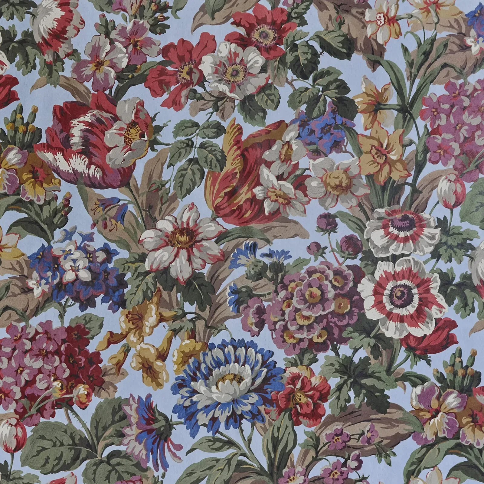 House of Hackney Florescence wallpaper in Azure – SKU 1-WA-FLS-DI-AZU-XXX