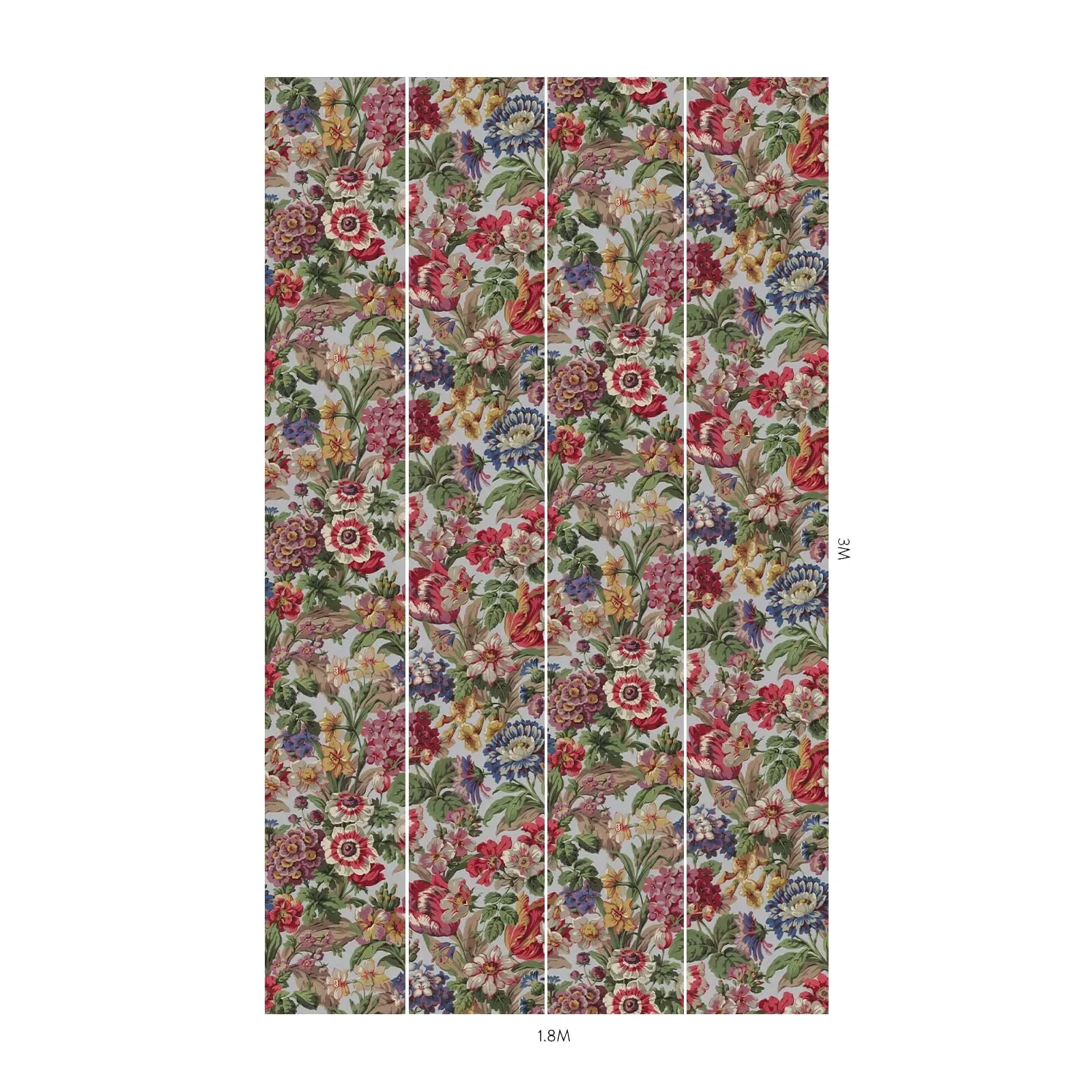 House of Hackney Florescence Wallpaper – Azure | Wallpaper Twins House of Hackney Florescence wallpaper in Azure – SKU 1-WA-FLS-DI-AZU-XXX