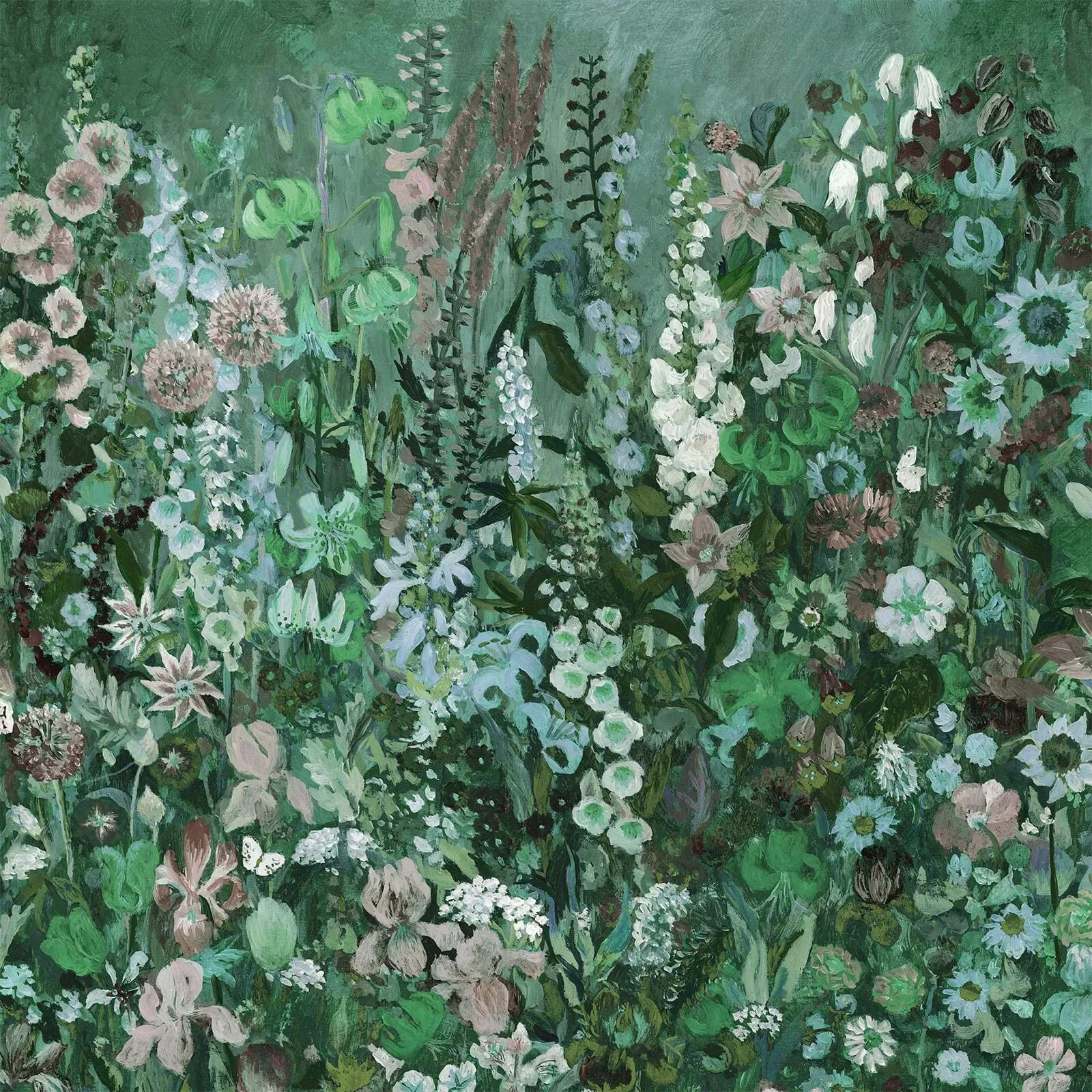 House of Hackney Floribunda Magna wallpaper in Verde – SKU 1-WA-FLM-DI-VED-XXX