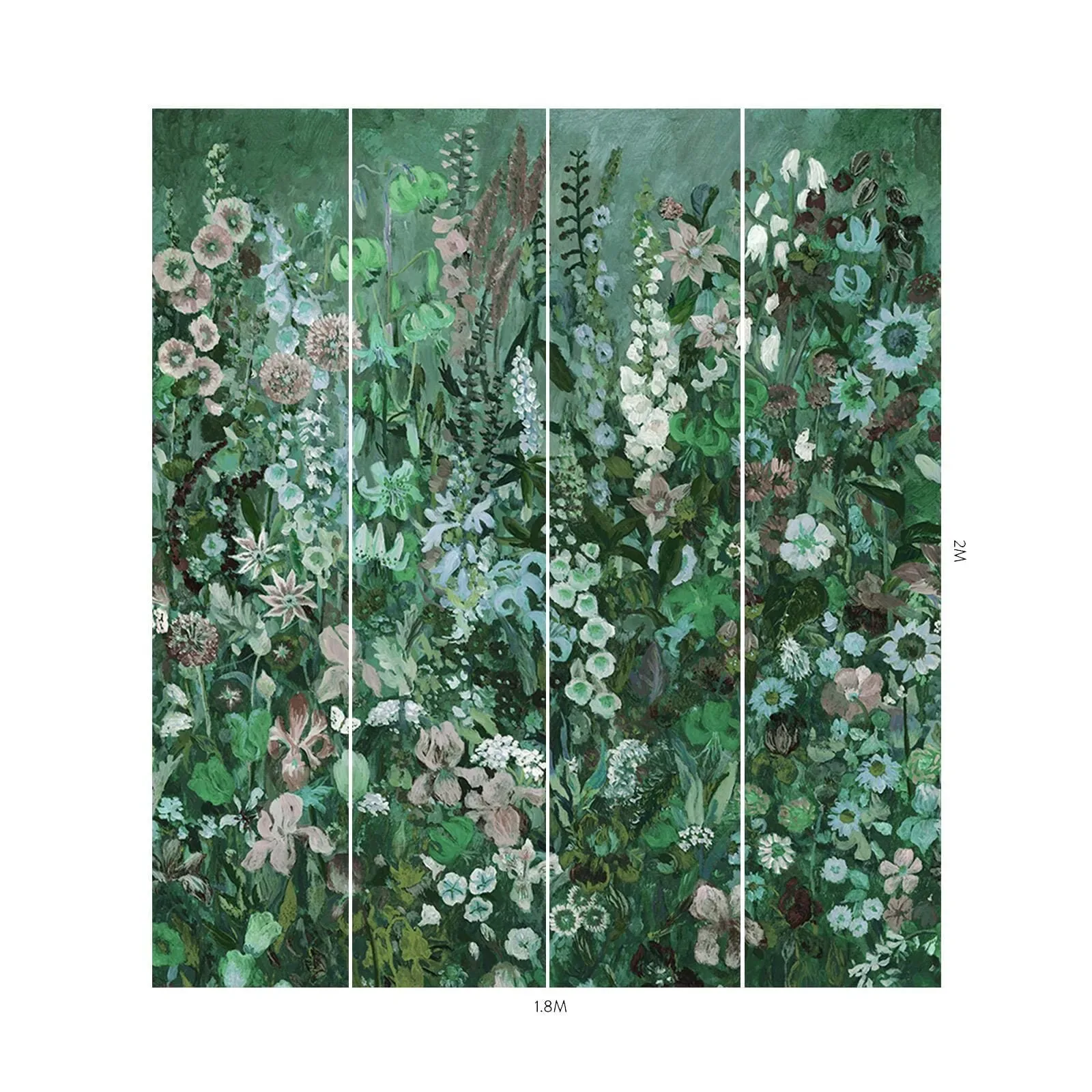 House of Hackney Floribunda Magna Wallpaper – Verde | Wallpaper Twins House of Hackney Floribunda Magna wallpaper in Verde – SKU 1-WA-FLM-DI-VED-XXX